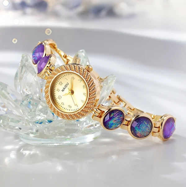Casual Hook Buckle Alloy Limited Edition Versatile Quartz Watch - Image 6