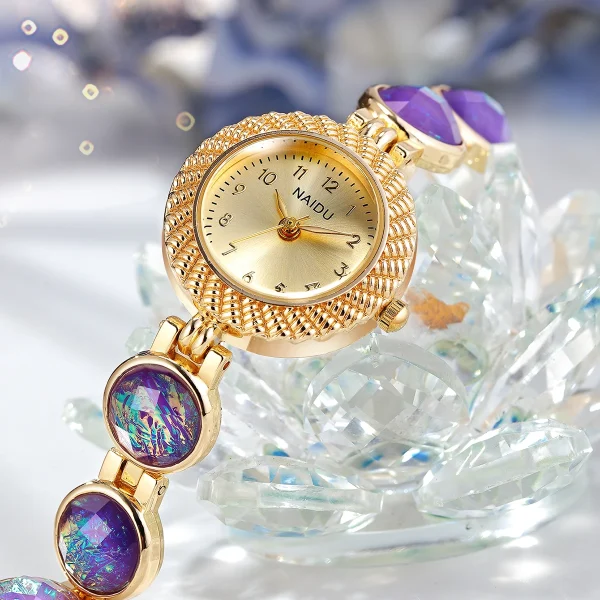 Casual Hook Buckle Alloy Limited Edition Versatile Quartz Watch - Image 4