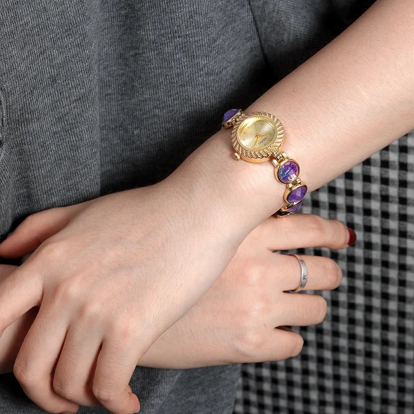 Casual Hook Buckle Alloy Limited Edition Versatile Quartz Watch - Image 3