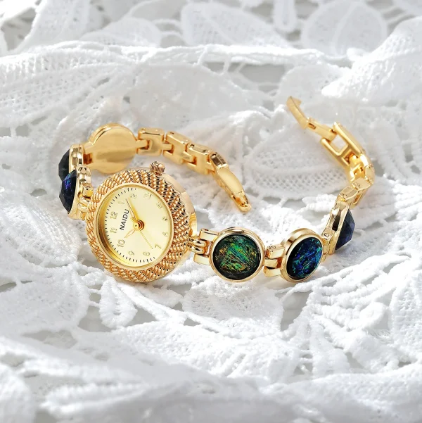 Casual Hook Buckle Alloy Limited Edition Versatile Quartz Watch - Image 12