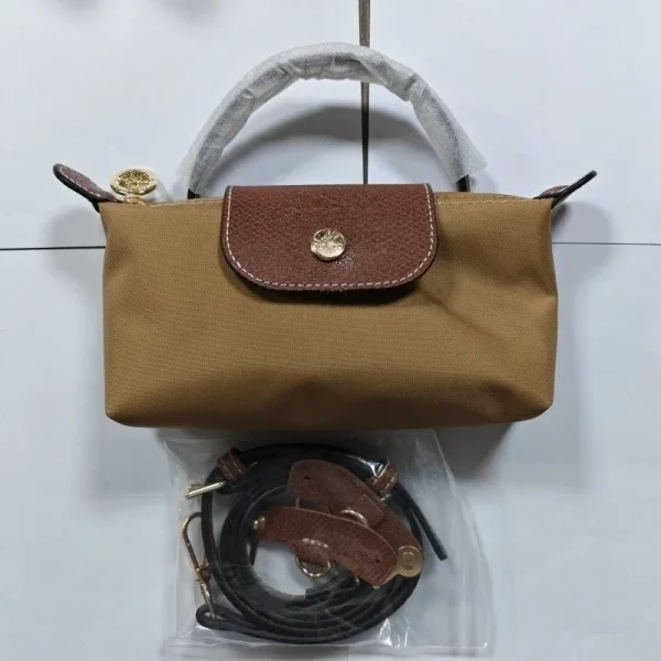 Casual Lather Satchel Coin Purse Cosmetic Mini Dumpling Crossbody Handbags - Image 2