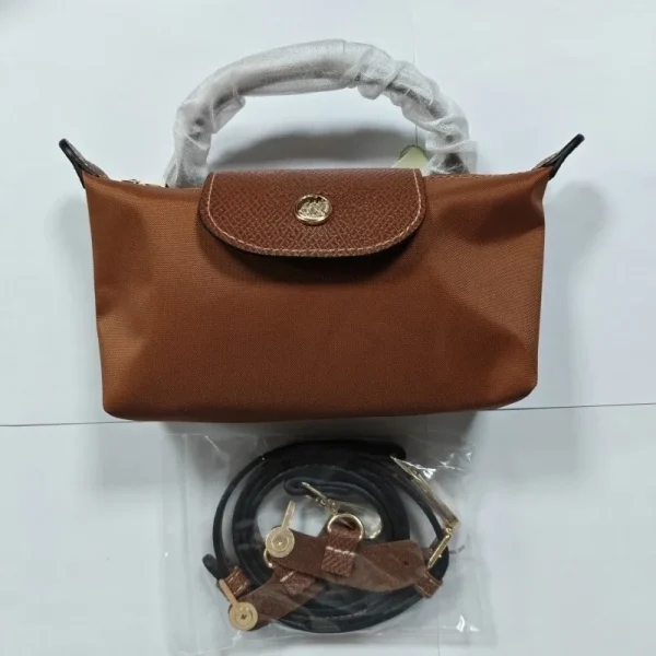 Casual Lather Satchel Coin Purse Cosmetic Mini Dumpling Crossbody Handbags - Image 3