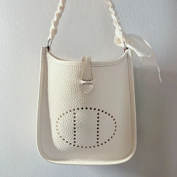 Casual Leather Versatile Diagonal Mini High-End Single Shoulder Hot Selling Small Cross Tote Bag - Image 9