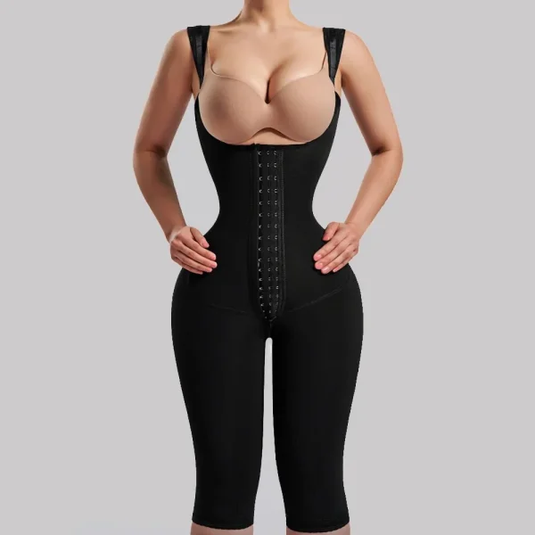 Casual Postpartum Waist Trainer Shaper Post Liposuction Tummy Control Long-pants Full Shapewear Bodysuit - Image 2