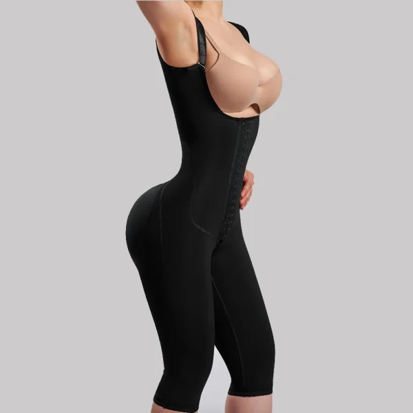 Casual Postpartum Waist Trainer Shaper Post Liposuction Tummy Control Long-pants Full Shapewear Bodysuit - Image 3