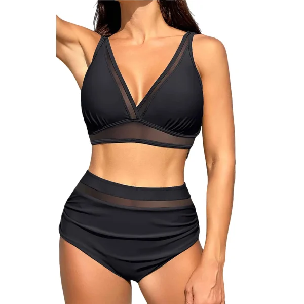 Casual Solid Bra Padded For Teenagers Biquinis Bikini Style Separate Tow-piece - Image 13