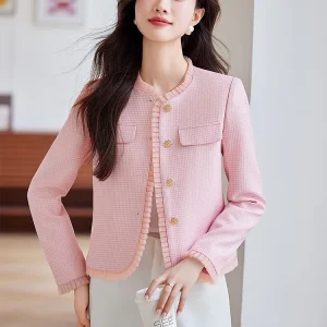 Casual Standard Single Breasted With Button Non Stretch Blazer