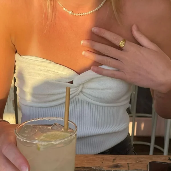 Casual Strapless Backless Off Shoulder High Street Crop Top - Image 17