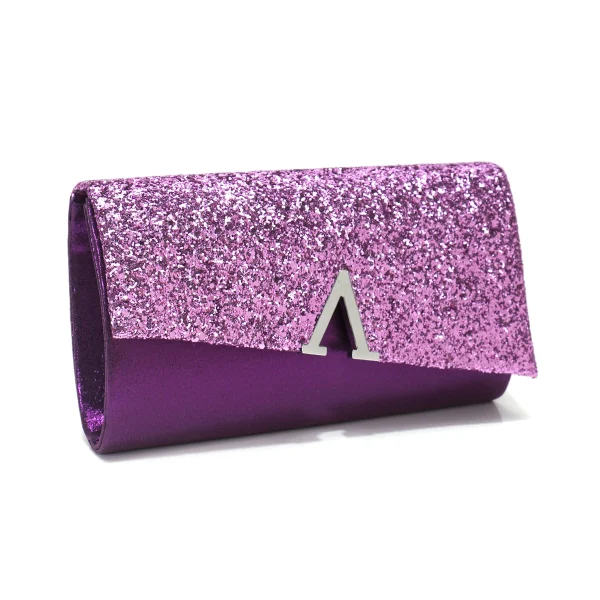Casual V Design Metal Chain Glamorous Design Evening Envelope Shaped Sequins Handbags - Image 18
