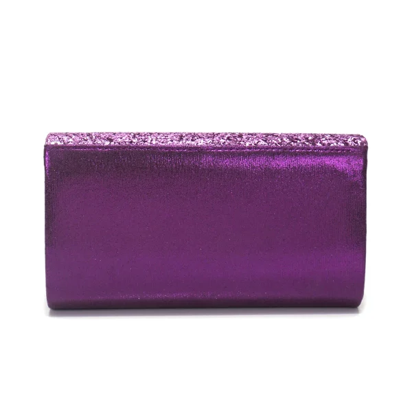 Casual V Design Metal Chain Glamorous Design Evening Envelope Shaped Sequins Handbags - Image 19