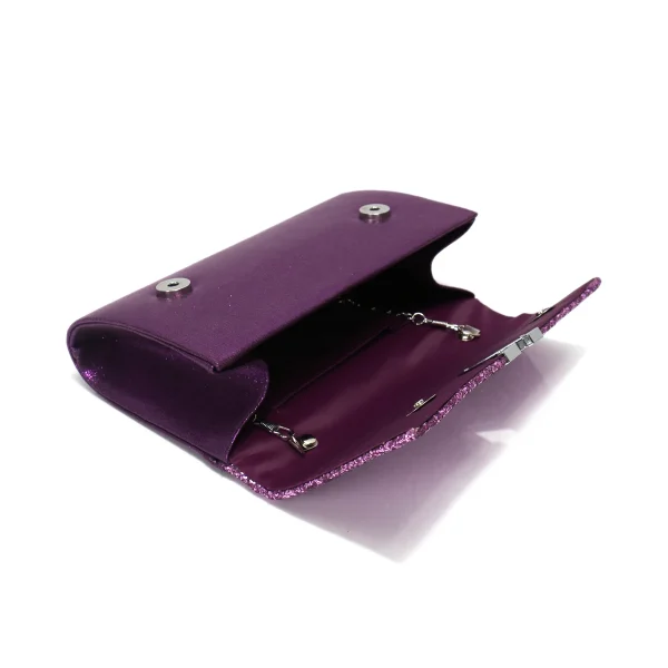 Casual V Design Metal Chain Glamorous Design Evening Envelope Shaped Sequins Handbags - Image 20