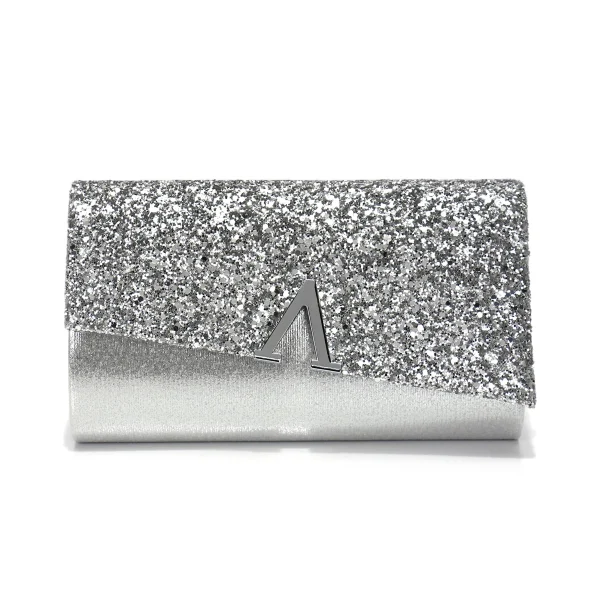 Casual V Design Metal Chain Glamorous Design Evening Envelope Shaped Sequins Handbags - Image 23