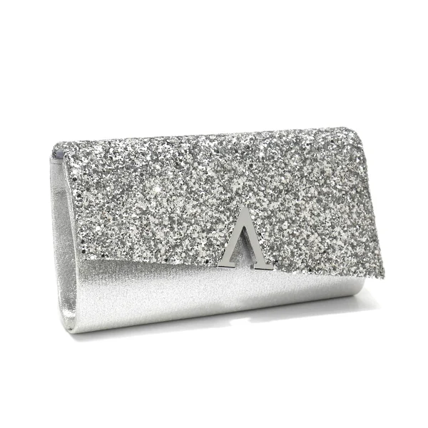 Casual V Design Metal Chain Glamorous Design Evening Envelope Shaped Sequins Handbags - Image 25