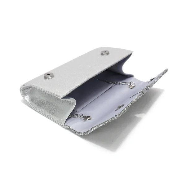 Casual V Design Metal Chain Glamorous Design Evening Envelope Shaped Sequins Handbags - Image 28