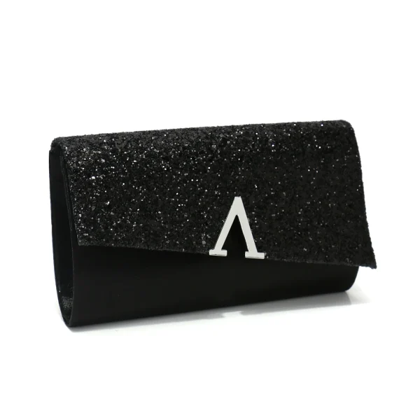 Casual V Design Metal Chain Glamorous Design Evening Envelope Shaped Sequins Handbags - Image 8