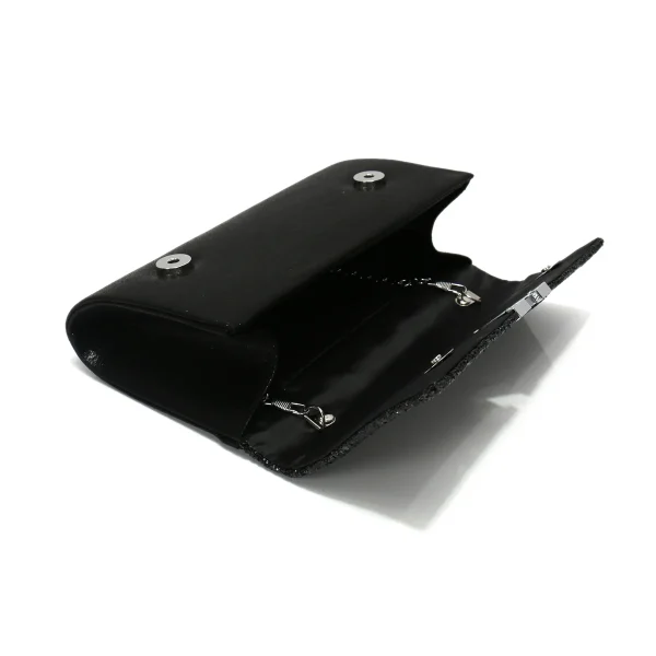 Casual V Design Metal Chain Glamorous Design Evening Envelope Shaped Sequins Handbags - Image 4