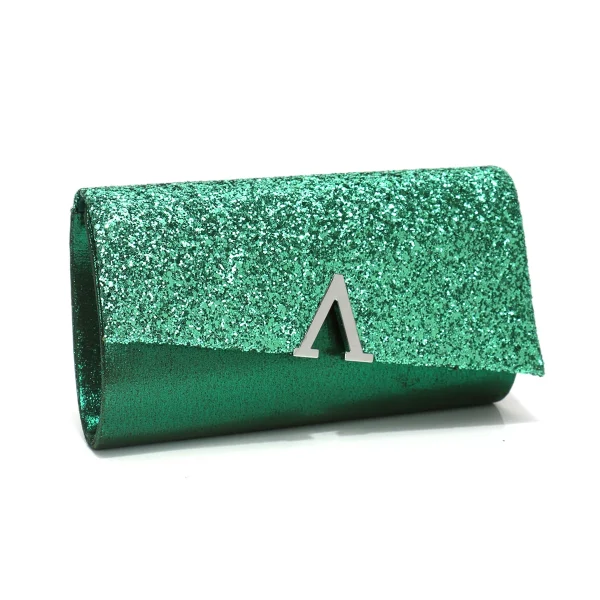 Casual V Design Metal Chain Glamorous Design Evening Envelope Shaped Sequins Handbags - Image 11