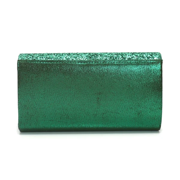 Casual V Design Metal Chain Glamorous Design Evening Envelope Shaped Sequins Handbags - Image 12