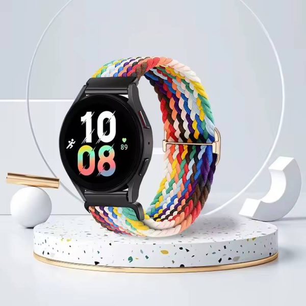 Classic Stainless Steel Elastic Bands Compatible with Samsung Galaxy Watch - Image 3