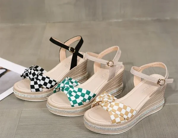 Comfortable Designer Open Toe Wedge With Platform Waterproof Sandals - Image 16