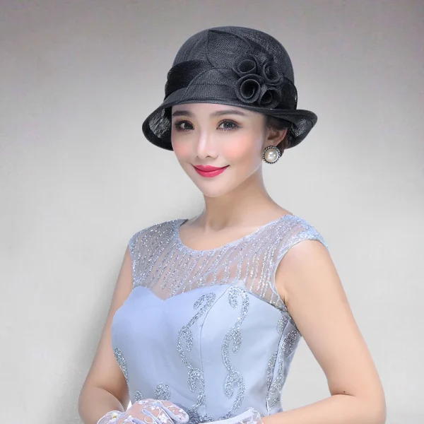 Elegant Church Kentucky Derby Cap Tea Party Dress Formal Occasion Millinery Fedora Hats