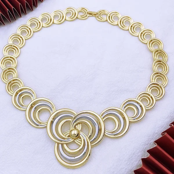 Elegant Metal Zinc Alloy Wedding Party Accessories Jewelry Sets - Image 2