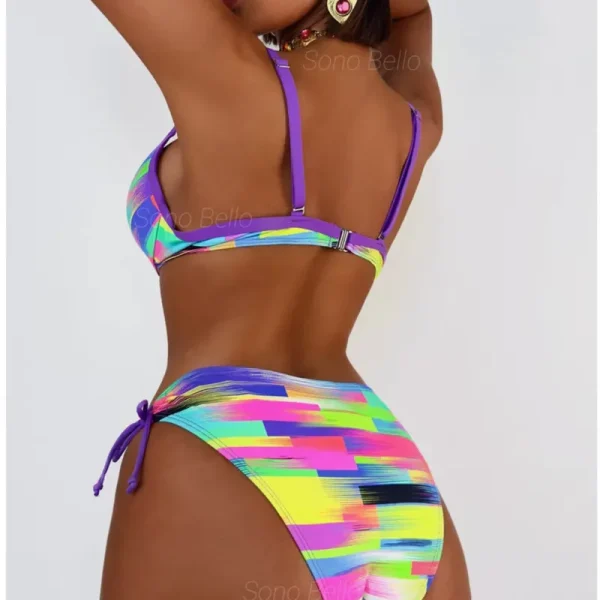 Elegant Push Up Swim Wear Bathing Suits Bikini Set - Image 2