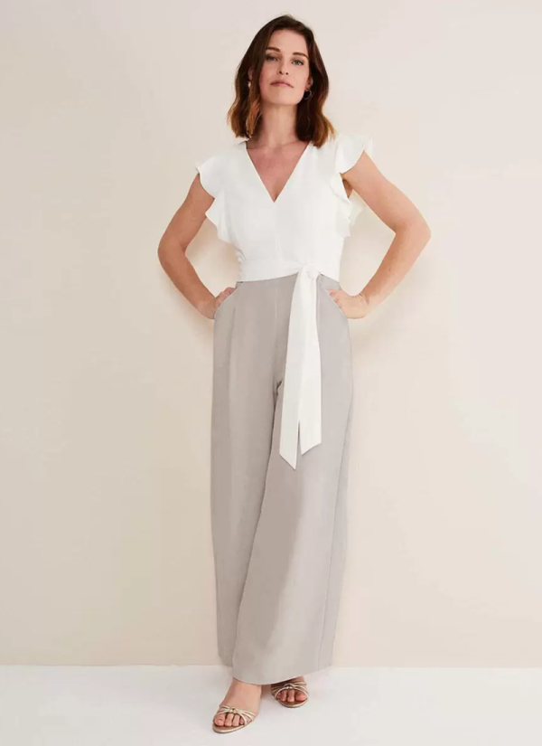 Elegant V-Neck Short Sleeves A-Line Sash Wedding Customization Dresses - Image 12