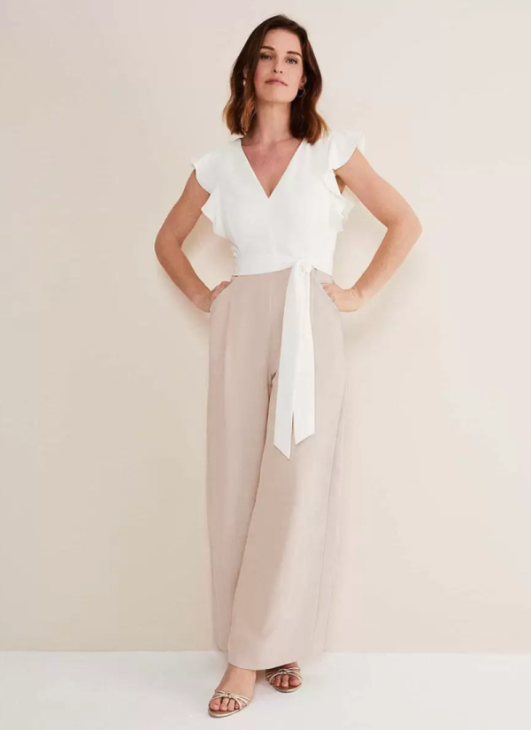 Elegant V-Neck Short Sleeves A-Line Sash Wedding Customization Dresses - Image 9
