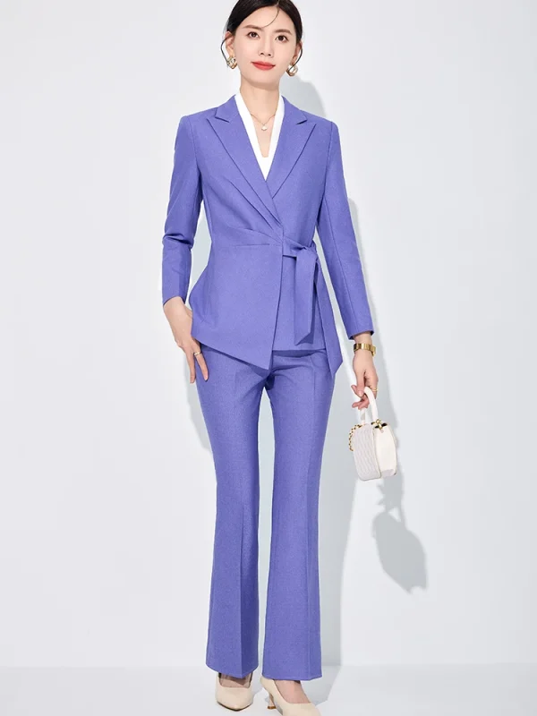 Formal Business Style Pant And Single Breasted Blazer 2 Piece Suit