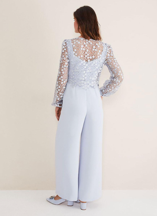 Gorgeous Sweetheart Neck Long Sleeves A-Line Lace Customization Dresses - Image 2