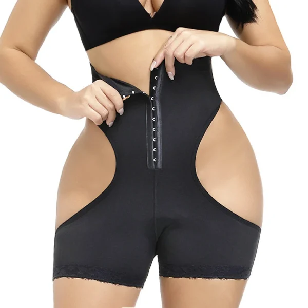Lifting Panties Hollow Out Body Panties Hook Tummy Control Underwear Booty Lift Bum Pushing Shapewear - Image 8