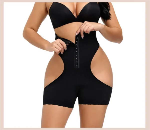 Lifting Panties Hollow Out Body Panties Hook Tummy Control Underwear Booty Lift Bum Pushing Shapewear - Image 9