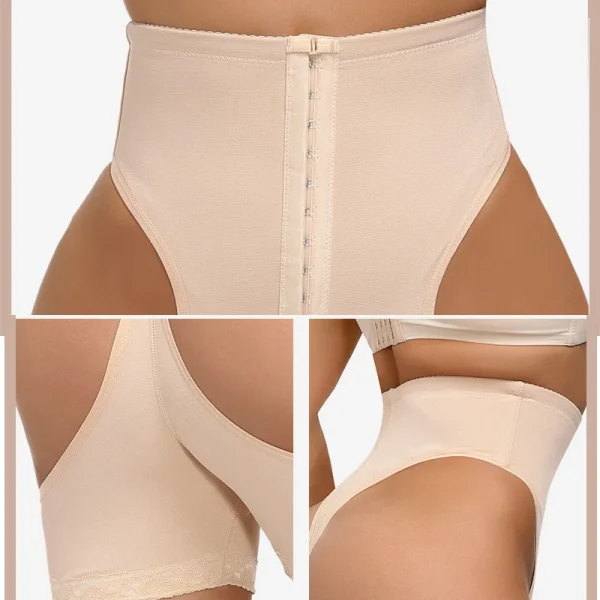 Lifting Panties Hollow Out Body Panties Hook Tummy Control Underwear Booty Lift Bum Pushing Shapewear - Image 3