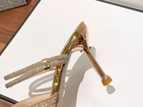 Luxury Comfortable Breathable PVC Evening Party High Heels Pumps - Image 17