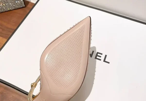 Luxury Comfortable Breathable PVC Evening Party High Heels Pumps - Image 16