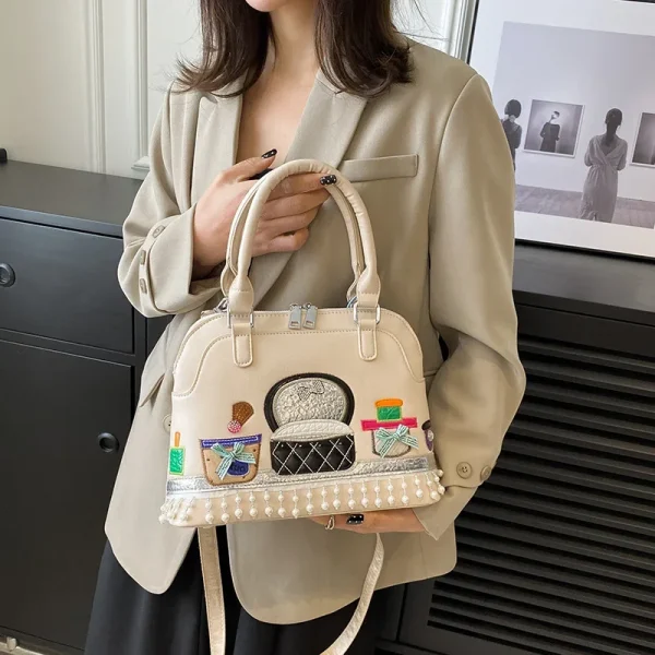 Luxury Designer High Quality Embroidered Fabric Cute Push Shoulder Crossbody Bags - Image 14