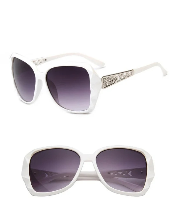 Luxury Mirror Shades Fashion Big Brand Square Sun Glasses - Image 2