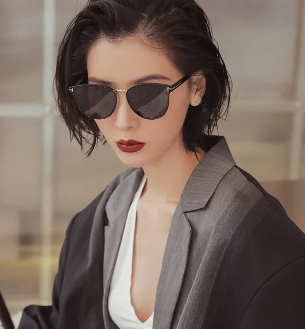 Luxury Polarized Ultralight Frame Cat Eye Fashion Sun Glasses