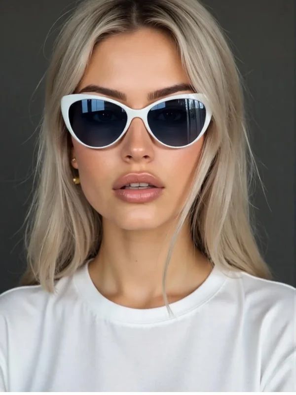 Luxury Sunscreen Lentes De Sol Mujer Luxe Lunette Soleil Femme Cat Eye Glasses Sunglasses - Image 3