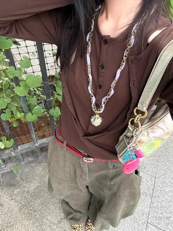 Retro Military Curved Knife Work Street High-End Relaxed Casual Floor Pants - Image 5