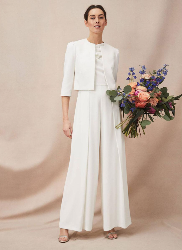 Vintage Jewel Neck 3/4 Length Sleeves A-Line Customization Pleated Guest Dresses
