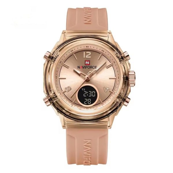 Casual Dual Time Display Rubber Digital Clock Outdoor Sports Waterproof Quartz Wristwatches - Image 10