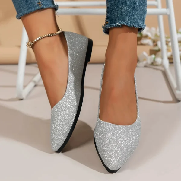 Elegant Beautiful Comfortable Pointed Toe Summer Flat Sandal
