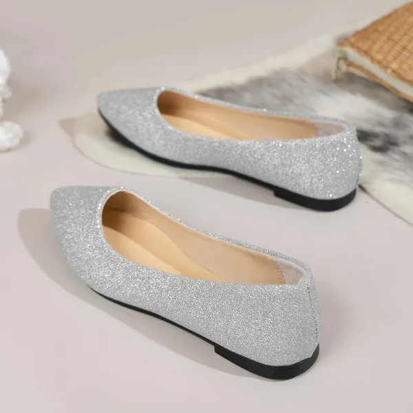 Elegant Beautiful Comfortable Pointed Toe Summer Flat Sandal - Image 5