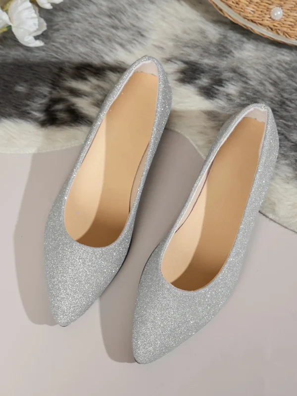 Elegant Beautiful Comfortable Pointed Toe Summer Flat Sandal - Image 4