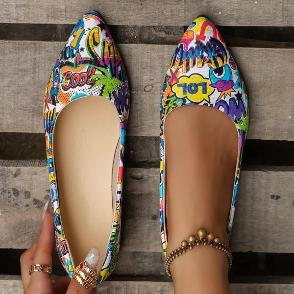 Beautiful Comfortable Pointed Toe Summer Flat Sandal - Image 2