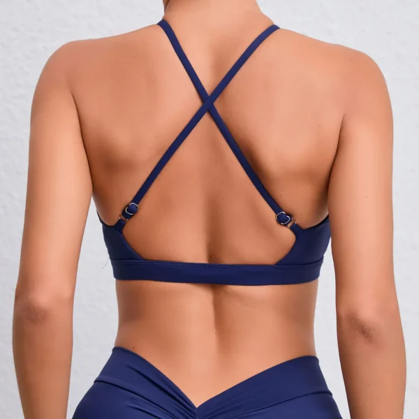 Beautiful Cross Quick-drying Breathable Running Sports Underwear Yoga Bra - Image 7