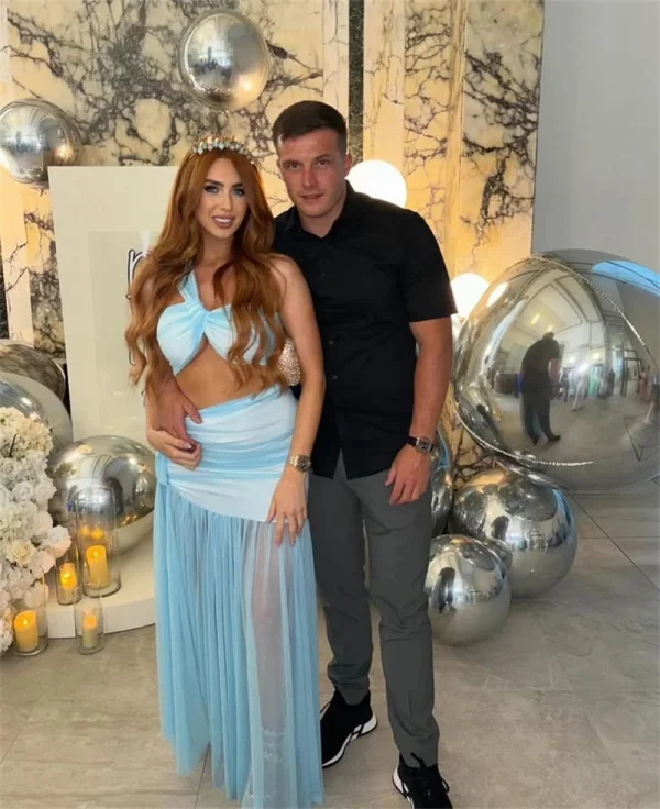 Elegant One Shoulder Crop Top And Maxi Skirt  2 Piece Set - Image 5