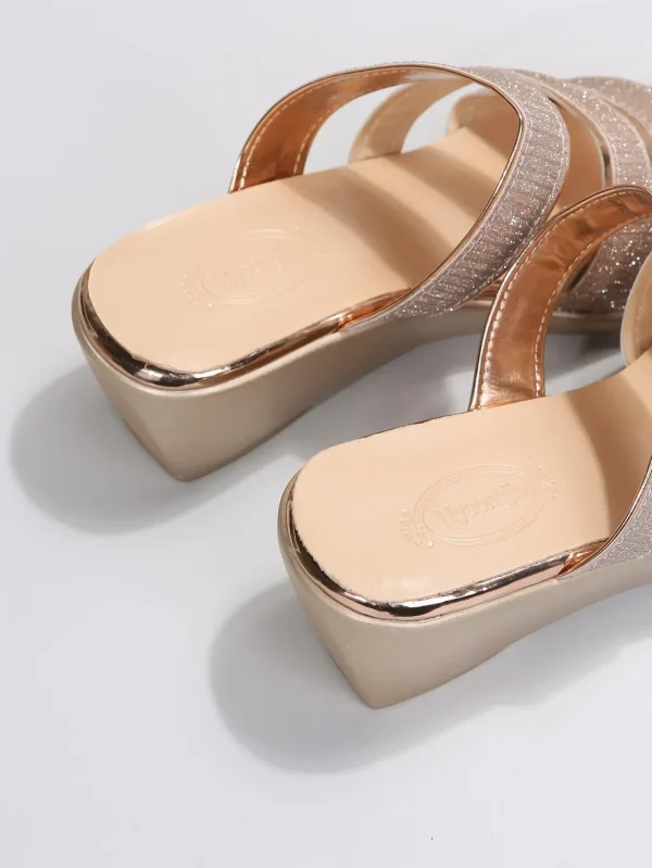 Elegant Platform Open-Toed Retro Style Outdoor Thick Bottom Sandal - Image 5